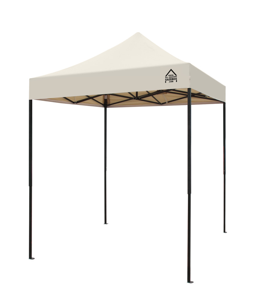 2x2m Pop Up Gazebo With Wheeled Bag, 4 Leg Weights, Rope and Pegs + 4 Side Walls ( STD )