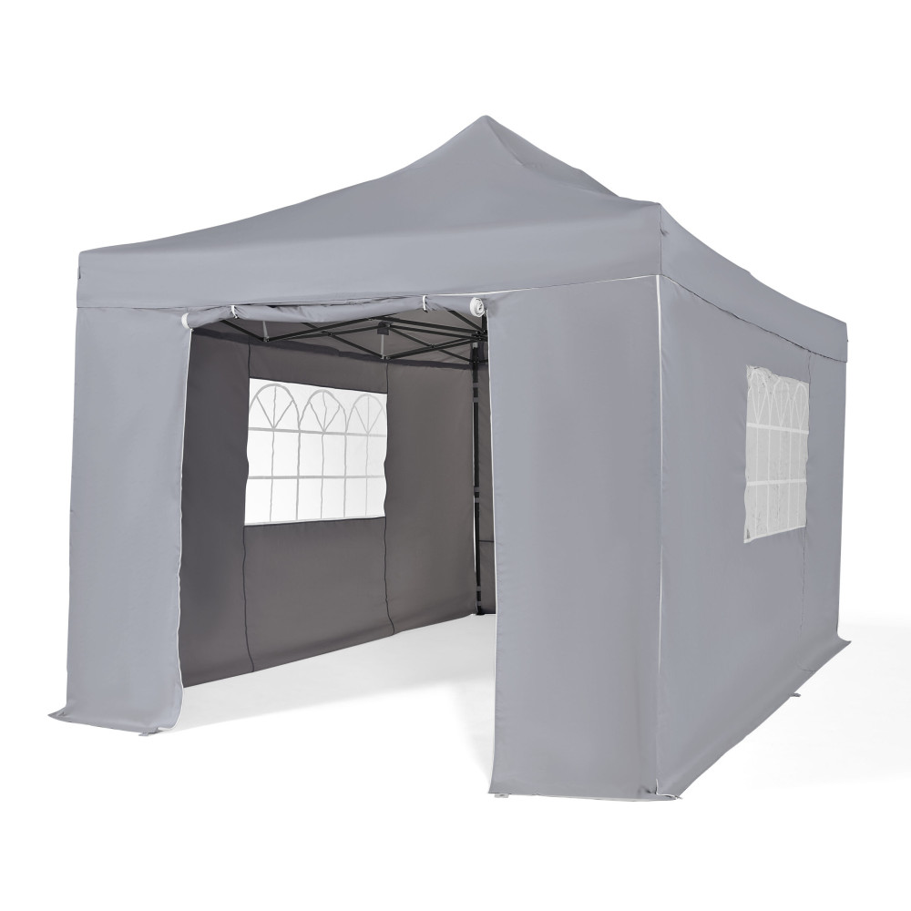 3x4.5 Pop Up Gazebo with 4 Heavyweight Side Panels